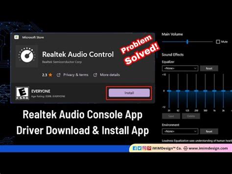 Realtek Audio Console App: Download & Install on PC.